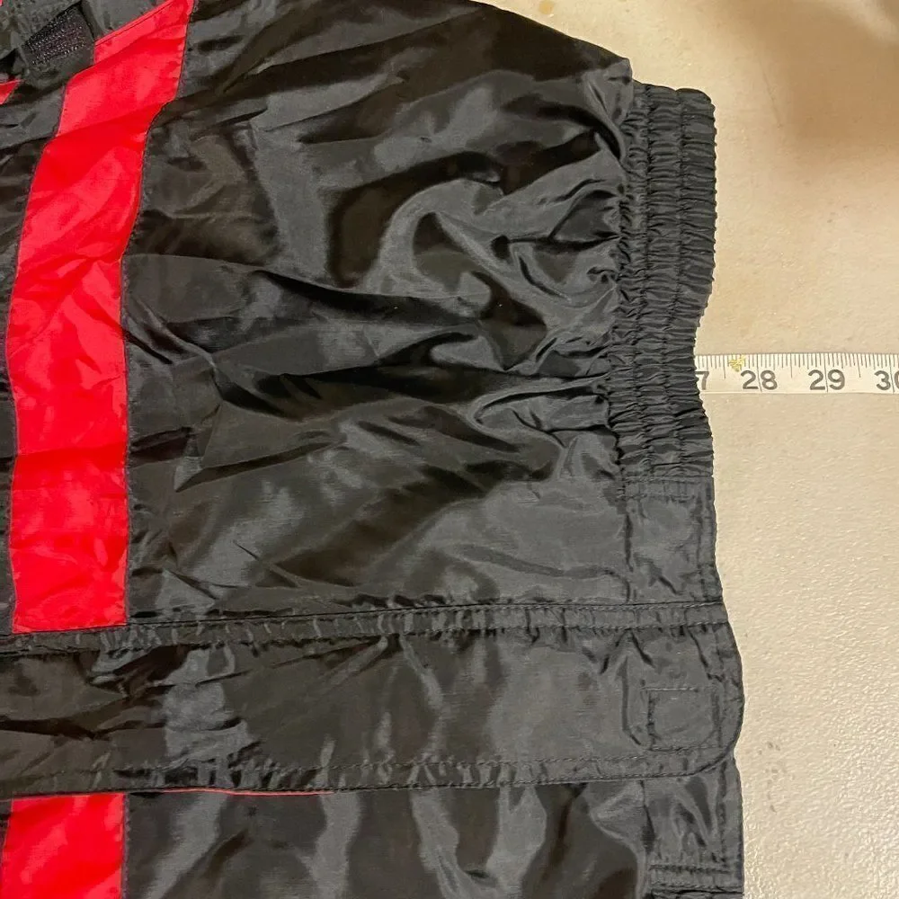 Vintage 90s Retro Online Red Striped Wind Breaker Jacket Large - Picture 11 of 11